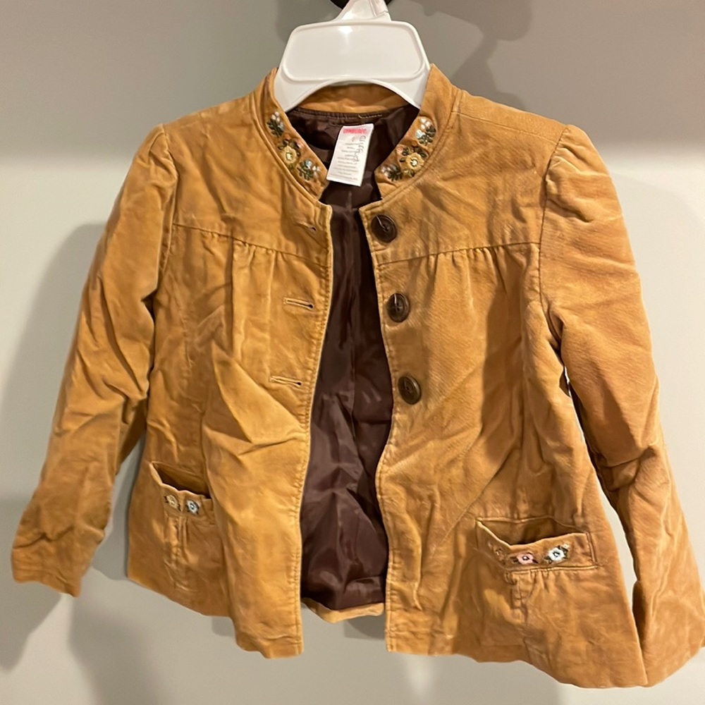 Gymboree size 6 jacket tan